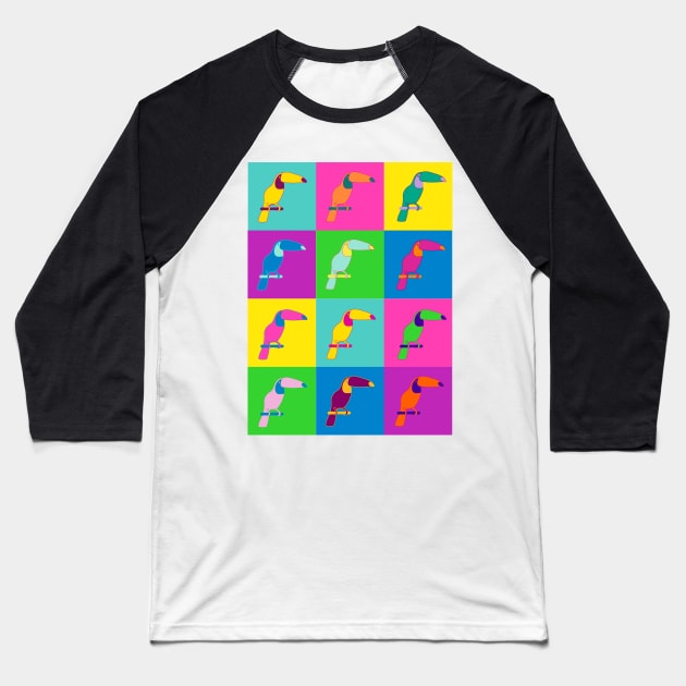 Tucan Baseball T-Shirt by Kanvis